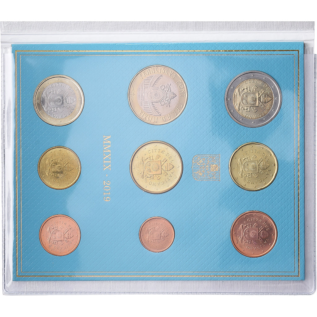 Vatican, Pape François Ier, Set 1 ct. - 2 Euro, 34e Journée mondiale jeunesse