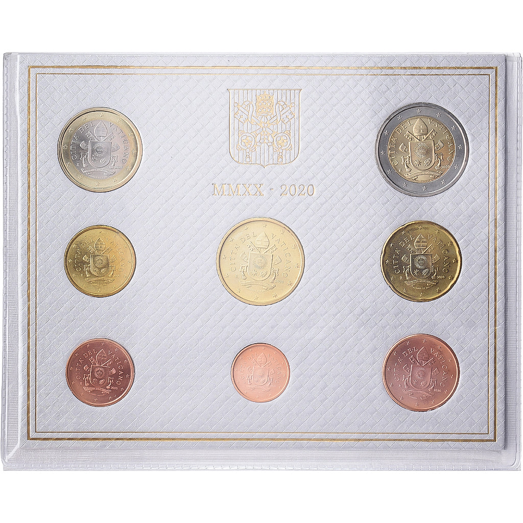 Vatican, Pope Francis I, Set 1 ct. - 2 Euro, BU, 2020, Rome, MS(65-70)