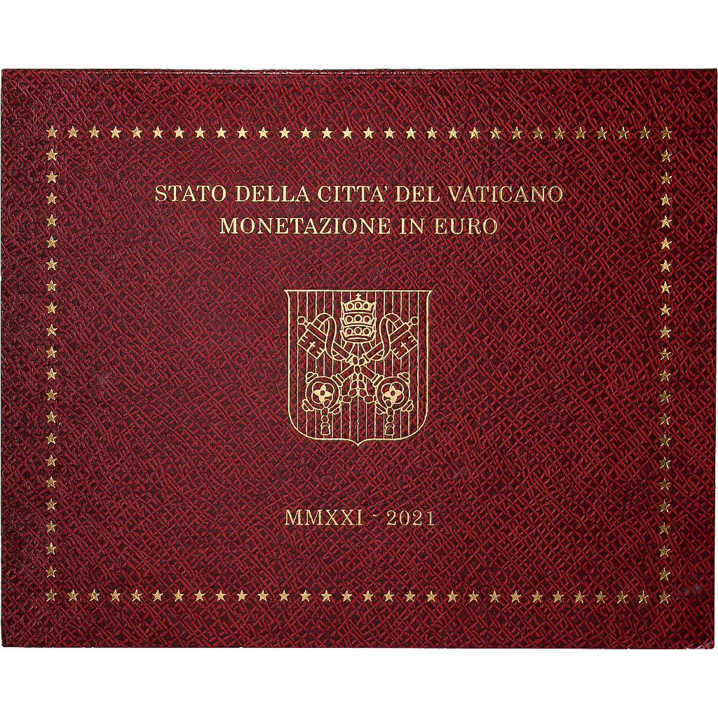 Vatican, Pape François Ier, Set 1 ct. - 2 Euro, BU, 2021, Rome, FDC