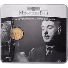Frankrijk, 2 Euro, appel du 18 juin, Coin Card, BU, 2010, MDP, Bi-Metallic, FDC