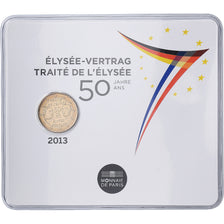Francia, 2 Euro, 50 ans du traité de l'Élysée, Coin Card, BU, 2013, MDP
