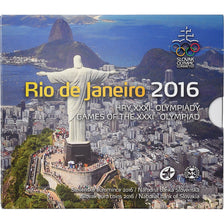 Slowakei, Set 1 ct. - 2 Euro + Token, XXXI Olympic Games, Rio de Janeiro, BU