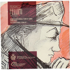 San Marino, Set 1 ct. - 5 Euro, Federico Fellini, Coin Card, BU, 2013, Sin