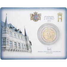 Luxemburg, 2 Euro, Guillaume IV, Coin Card, BU, 2012, Bi-Metallic, STGL