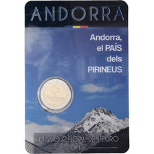 Andorra, 2 Euro, Pyrenean country, Coin Card, BU, 2017, Bi-Metallic, STGL