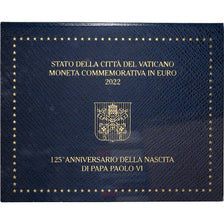 Vatican, Pape François Ier, 2 Euro, Paul VI, BU, 2022, Bimétallique, FDC