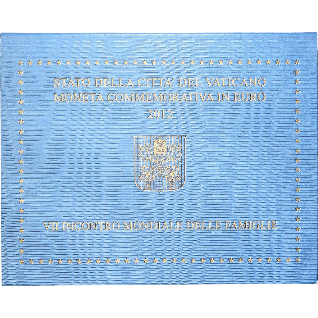 Vatican, Pape Benoît XVI, 2 Euro, 7e Rencontre mondiale des familles, BU, 2012