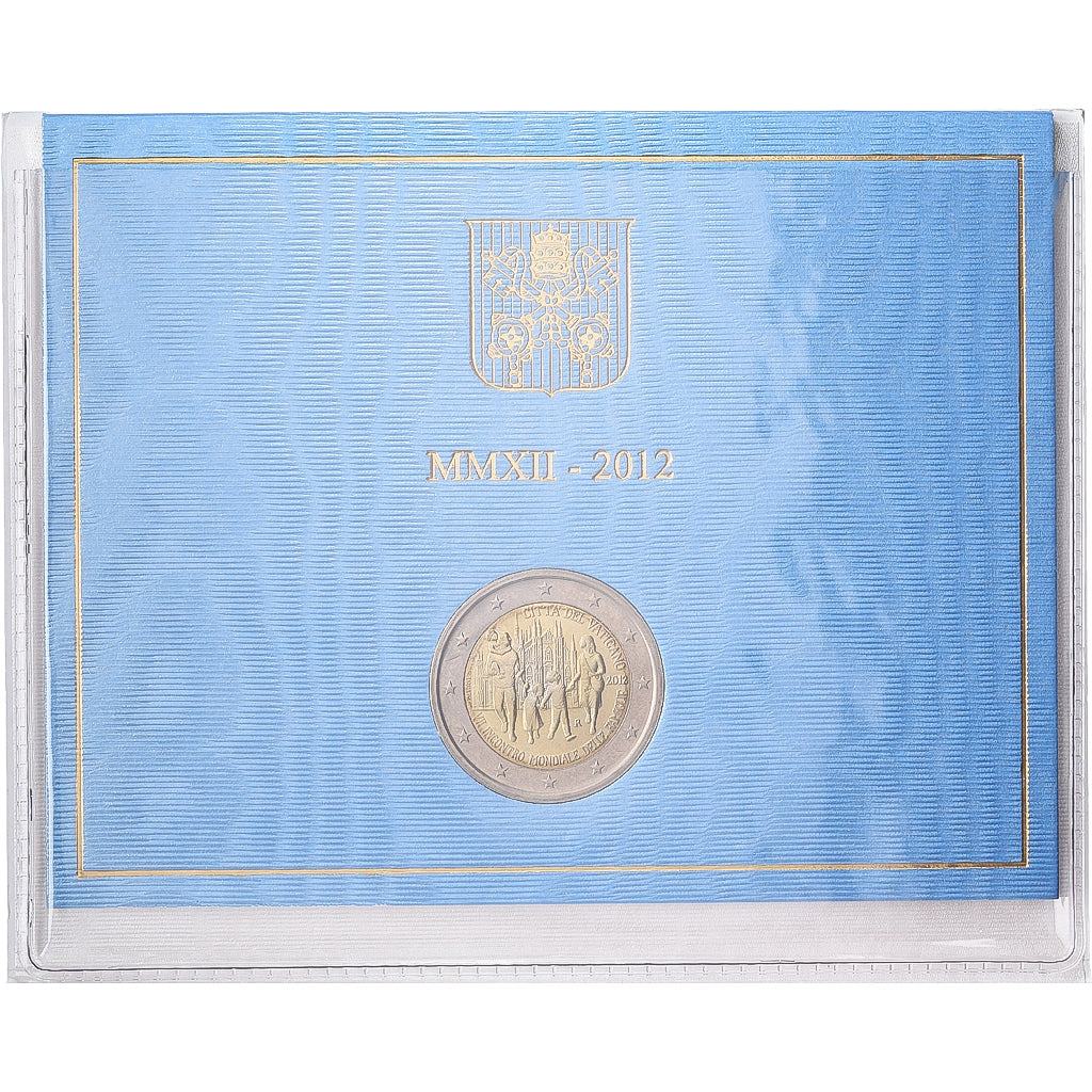 Vatican, Pape Benoît XVI, 2 Euro, 7e Rencontre mondiale des familles, BU, 2012