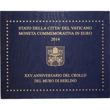 Vatican, Pope Benedict XVI, 2 Euro, 25th Anniversary, Fall of the Berlin Wall