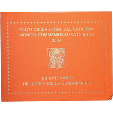 Vatican, Pape Benoît XVI, 2 Euro, Bicentenaire de la Gendarmerie du Vatican, BU