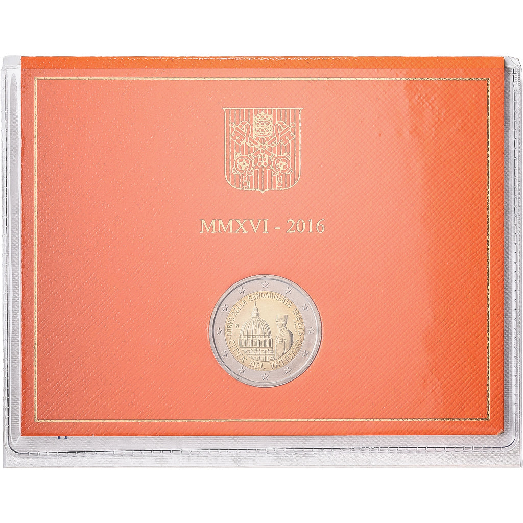 PAŃSTWO WATYKAŃSKIE, Pope Benedict XVI, 2 Euro, Bicentenary of the Vatican