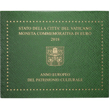 CIUDAD DEL VATICANO, 2 Euro, European Year of Cultural Heritage, BU, 2018