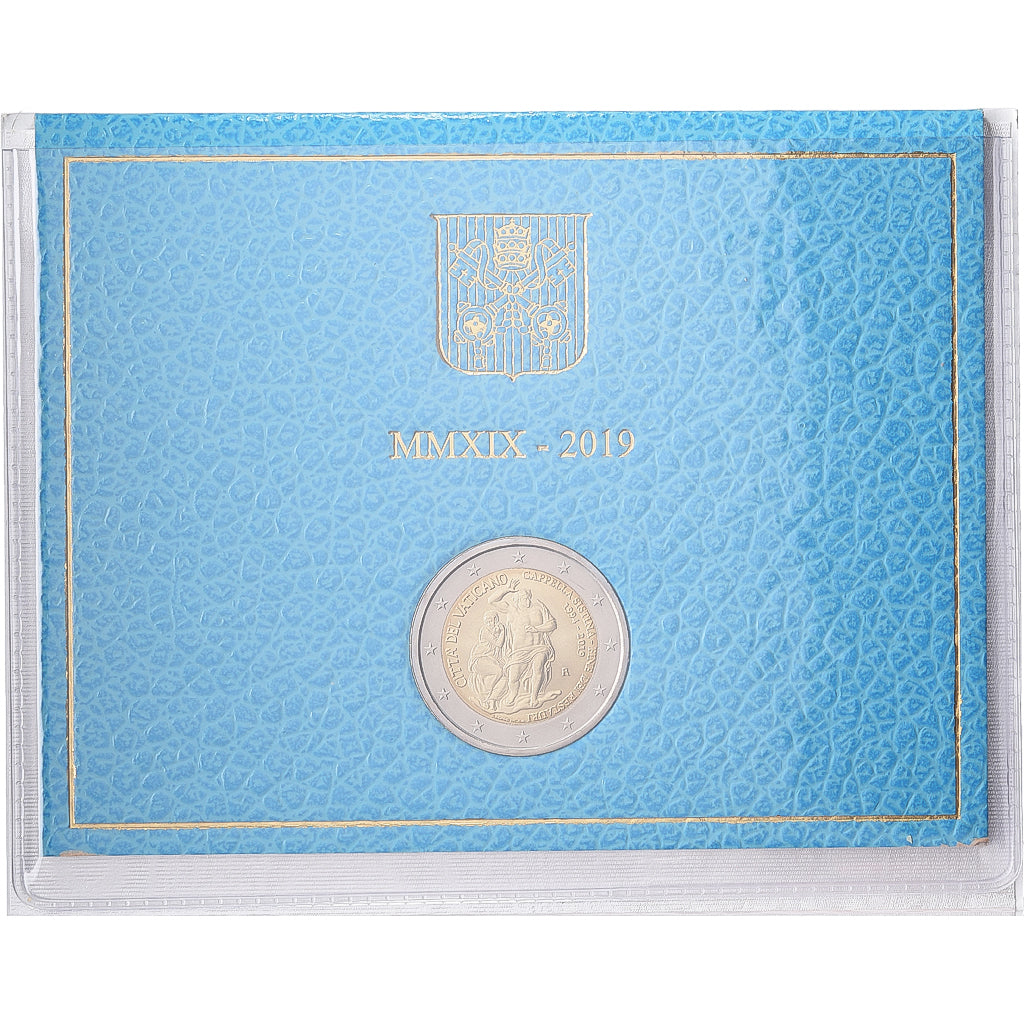 PAŃSTWO WATYKAŃSKIE, 2 Euro, Restoration of the Sistine Chapel, 25th