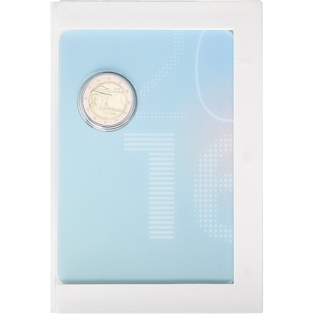 San Marino, 2 Euro, Donatello, FDC, 2016, Rome, Bimetaliczny, MS(65-70)