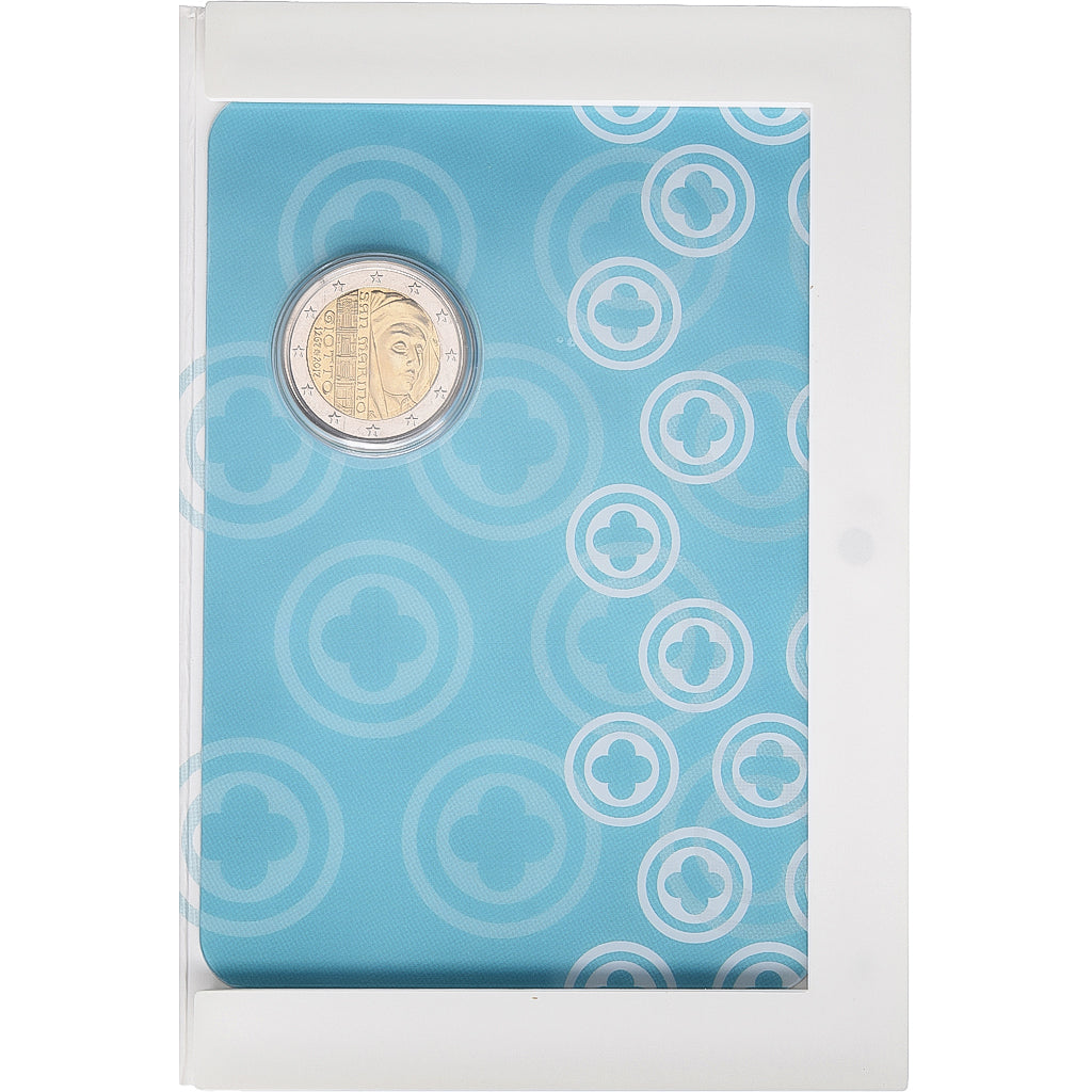 San Marino, 2 Euro, Giotto, FDC, 2017, Rome, Bi-Metallic, MS(65-70)