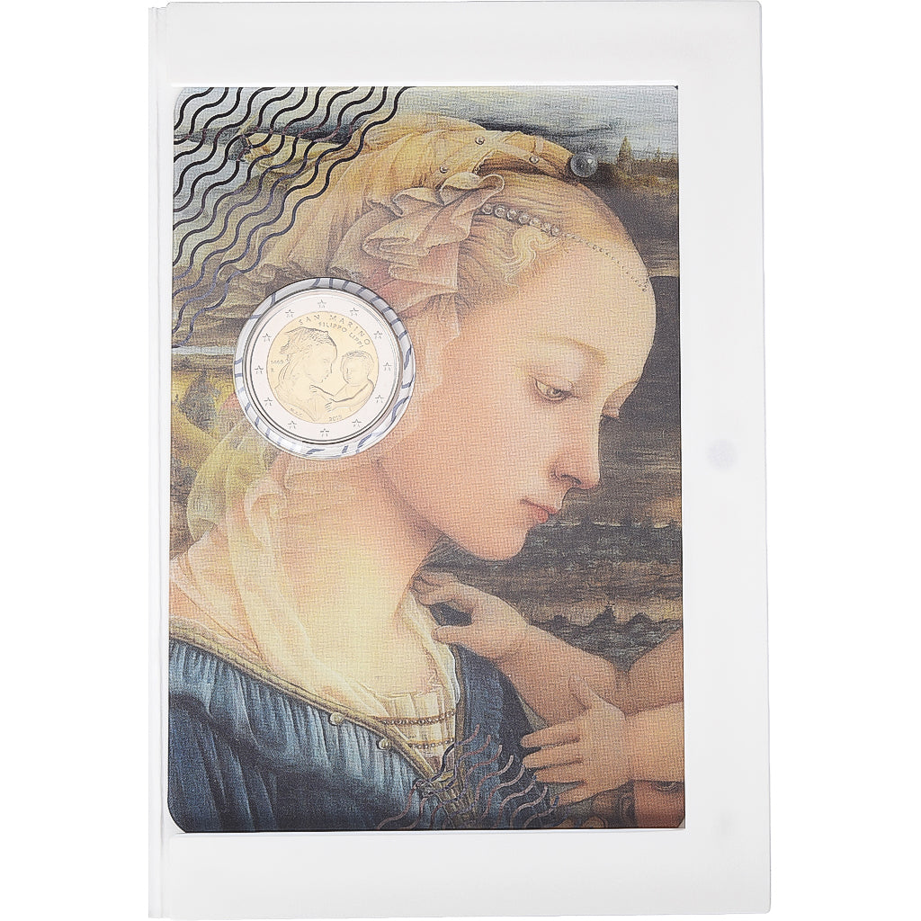 Saint-Marin, 2 Euro, Filippo Lippi, FDC, 2019, Rome, Bimétallique, FDC