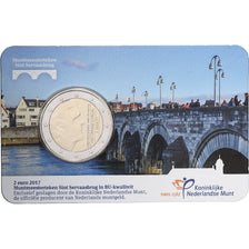 Netherlands, 2 Euro, Sint Servaasbrug, Coin Card, BU, 2017, Utrecht
