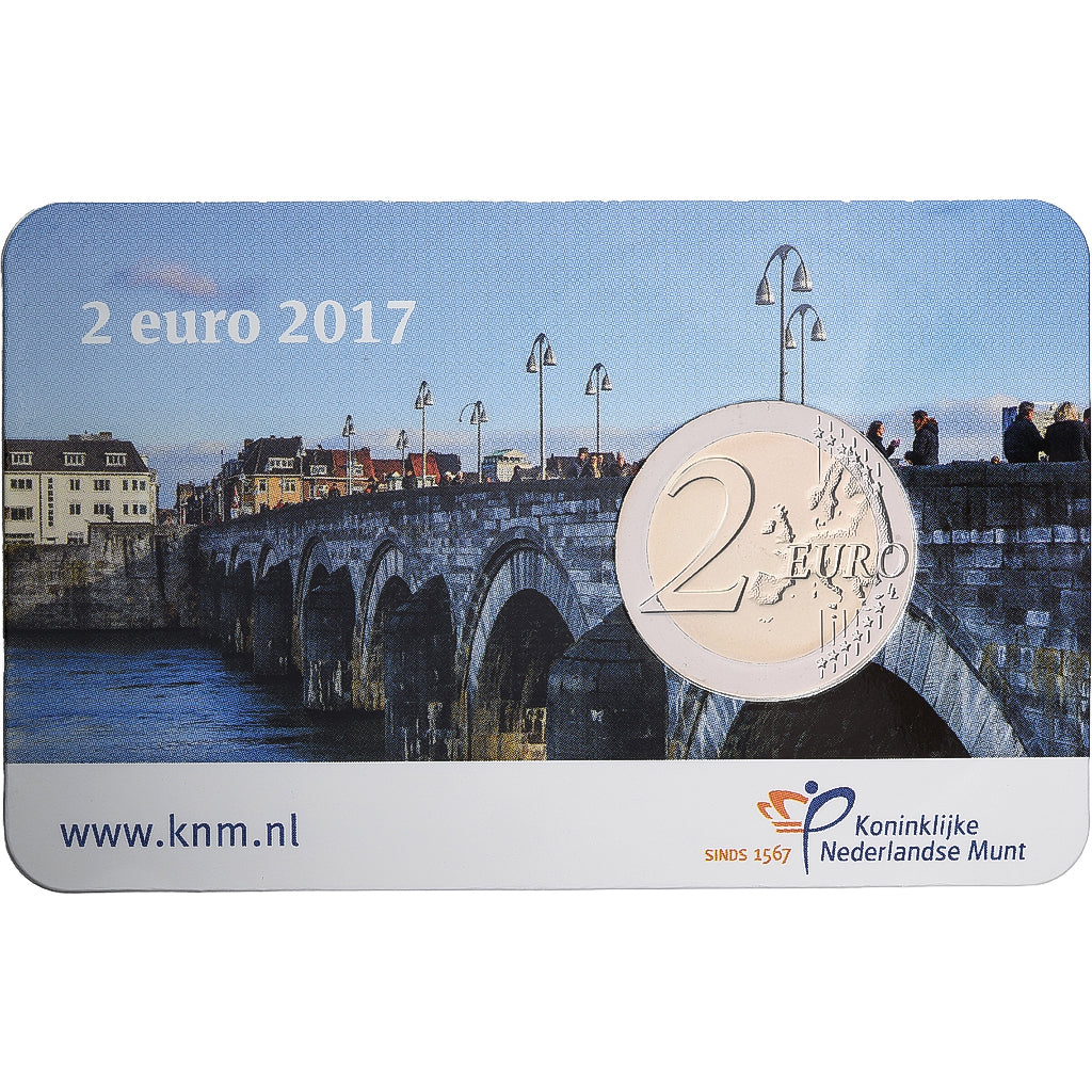 Niederlande, 2 Euro, Sint Servaasbrug, Coin Card, BU, 2017, Utrecht