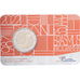 Holandia, 2 Euro, Erasmus Programme, Coin card, FDC, 2022, MDP, Bimetaliczny