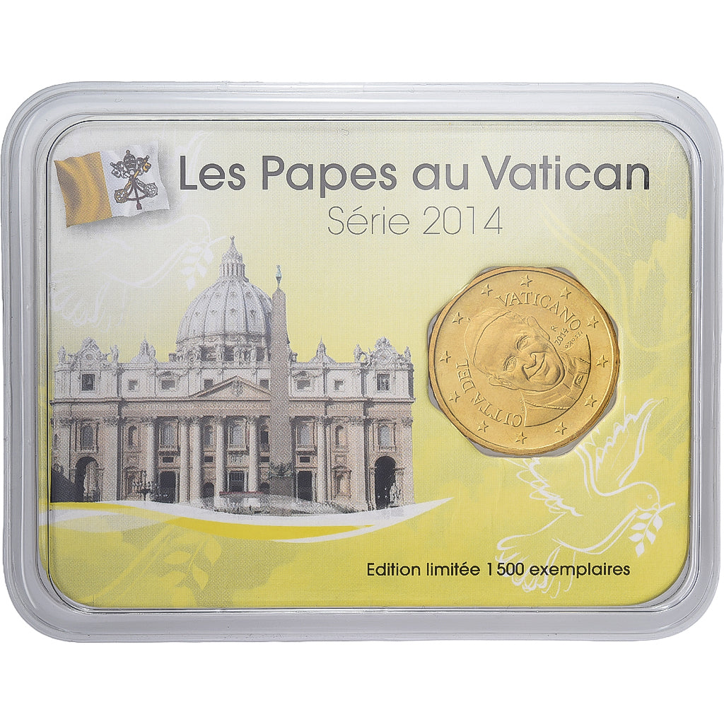 CIUDAD DEL VATICANO, John Paul II, 50 Euro Cent, Lady Diana, Coin card, 2014