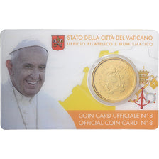 Vaticaanstad, Pope Francis I, 50 Euro Cent, Coin card n°8, 2017, Nordic gold