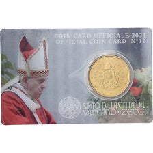 CIUDAD DEL VATICANO, Pope Francis I, 50 Euro Cent, Coin card n°12, 2021, Nordic