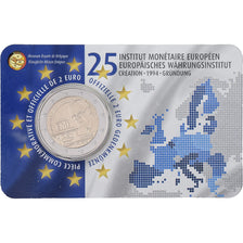 Belgium, 2 Euro, European Monetary Institute (EMI), Coin card, 2019