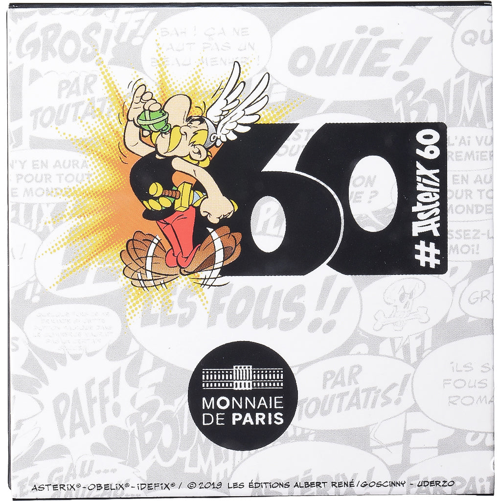 Frankreich, 2 Euro, 60 ans d'Astérix, PP, 2019, MDP, Bi-Metallic, STGL