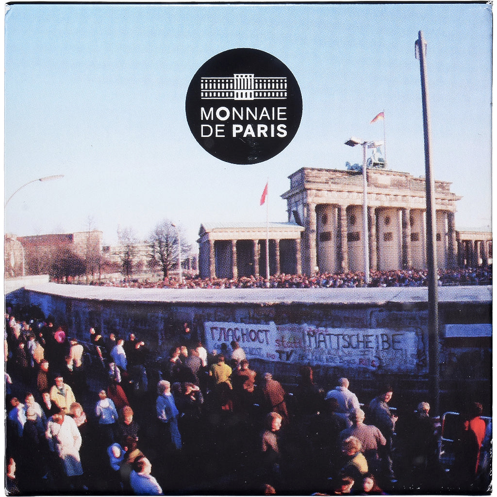 France, 2 Euro, 30th Anniversary, Fall of the Berlin Wall, Proof, 2019, MDP