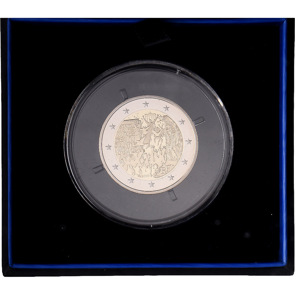France, 2 Euro, 30th Anniversary, Fall of the Berlin Wall, Proof, 2019, MDP