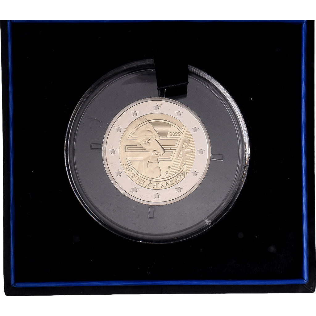 Francia, 2 Euro, Jacques Chirac, FS, 2022, MDP, Bi-metallico, FDC