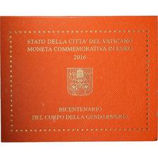 Vatican, 2 Euro, Bicentenary of the Vatican Gendarmerie, BU, 2016, Bi-Metallic