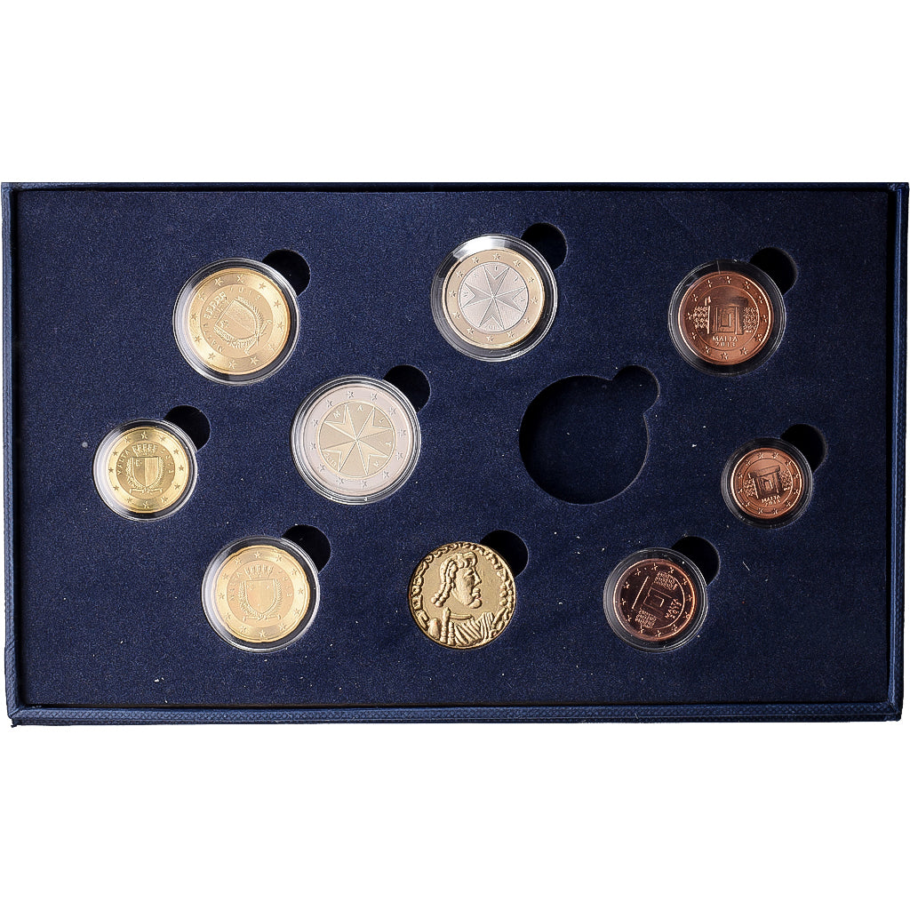 Malta, Set 1 ct. - 2 Euro + Token, Incomplete, BU, 2013, MS(65-70)