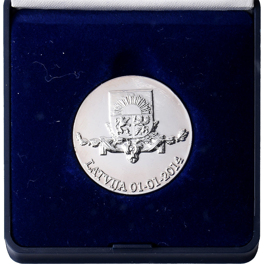Letland, Medaille, Euro Member, 2014, Métal, FDC