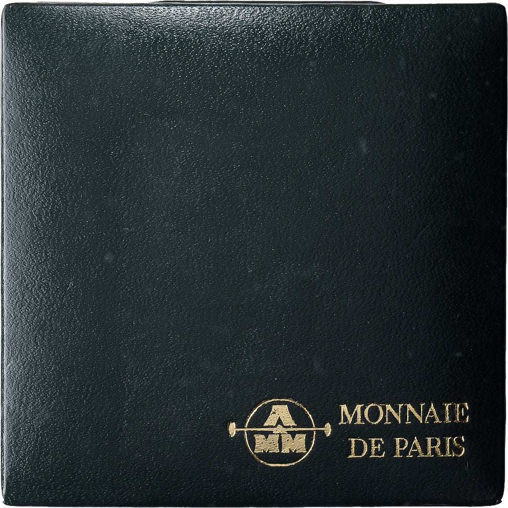 Francja, 1 Franc, Charles de Gaulle, 1988, MDP, Proof, Srebro, MS(65-70)