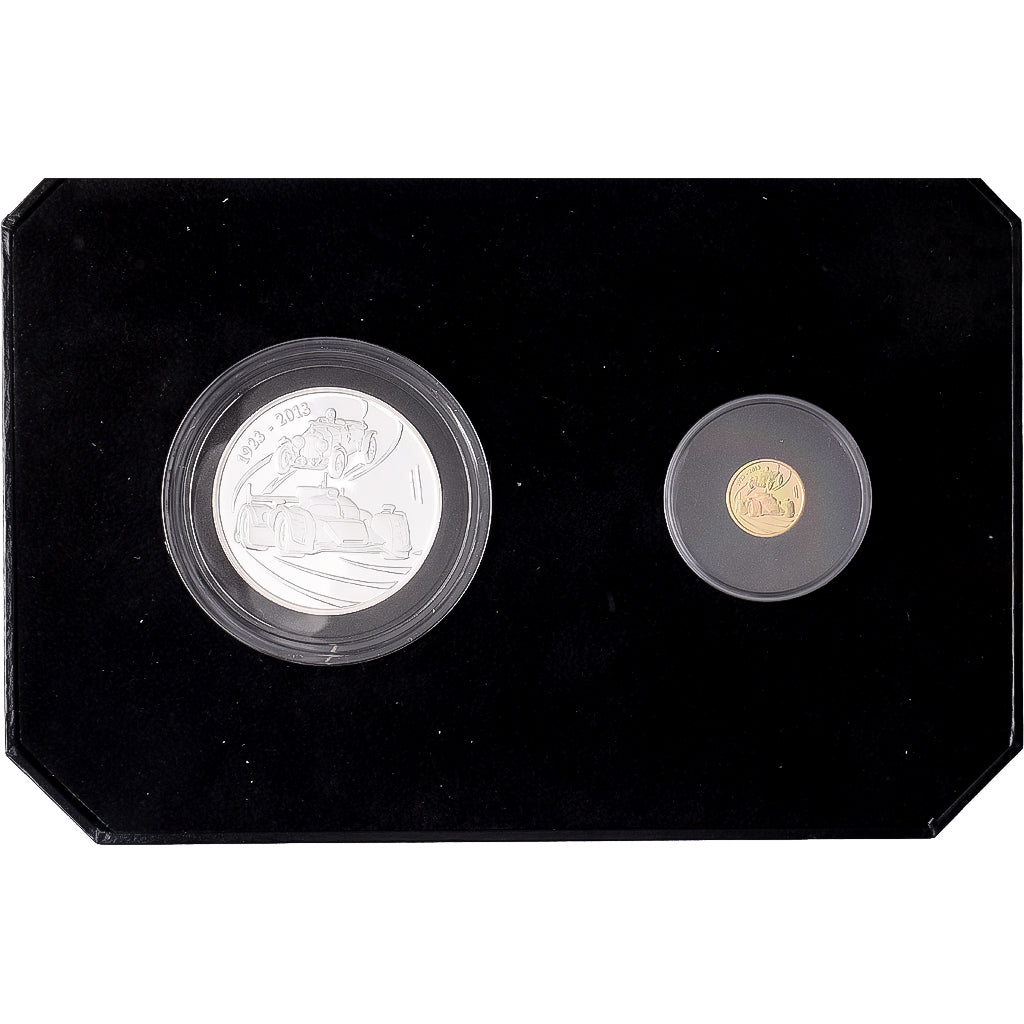 France, Medal, 24 Hours of Le Mans, 90th anniversary, 2013, Gold & Silver