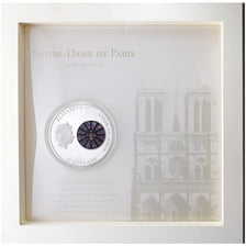 Îles Cook, 10 Dollars, Notre-Dame de Paris, 2013, BE, Argent, FDC