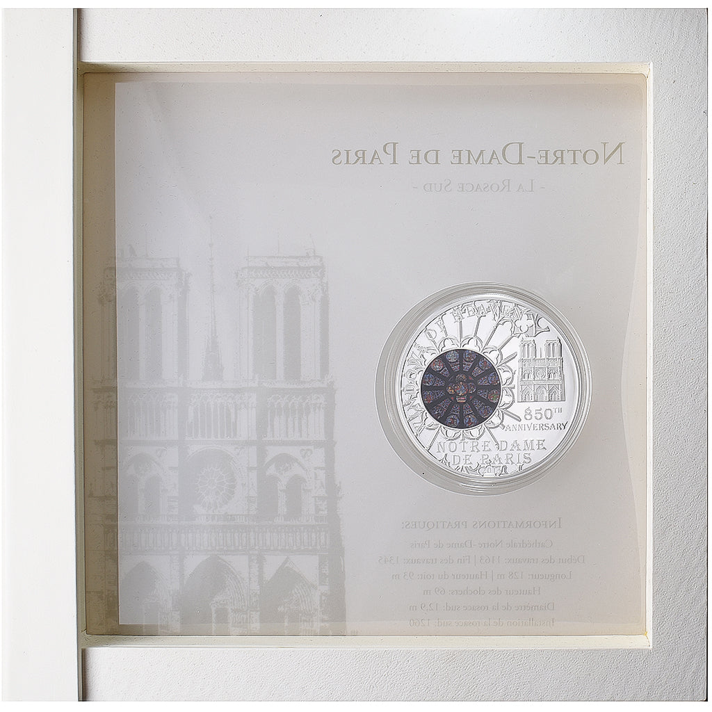 Islas Cook, 10 Dollars, Notre-Dame de Paris, 2013, Prueba, Plata, FDC