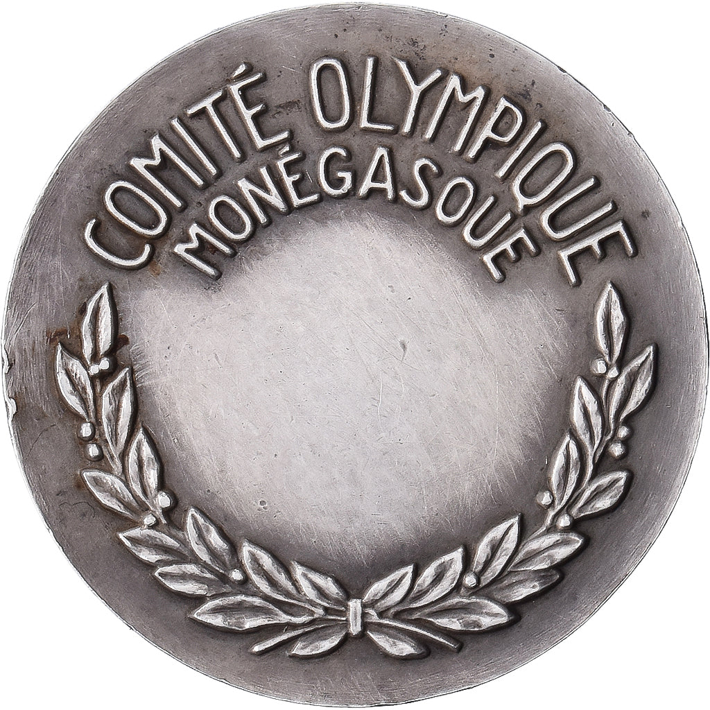 Mónaco, medalha, Monégasque Olympic Committee, n.d., Prata, AU(55-58)