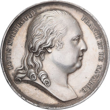 Francia, medaglia, Louis XVIII, La Vaccine, 1804, Argento, SPL-