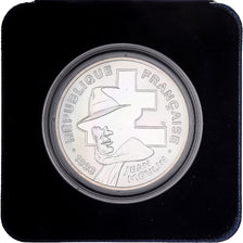 France, 100 Francs, Jean Moulin, 1993, MDP, Proof, Silver, MS(65-70)