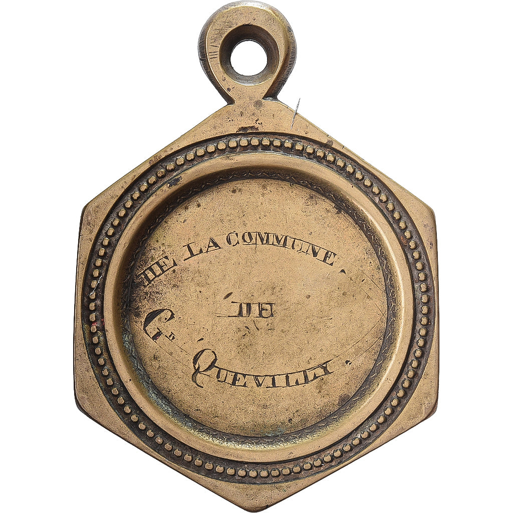 Francia, medaglia, Pompier de Grand-Quevilly, n.d., Bronzo, SPL-