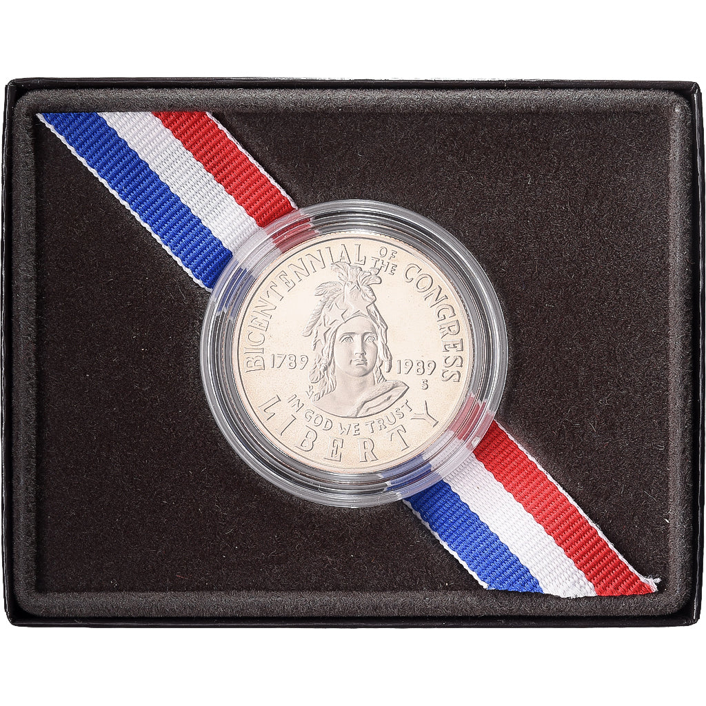 États-Unis, Half Dollar, Bicentenaire du Congrès, 1989, San Francisco, BE