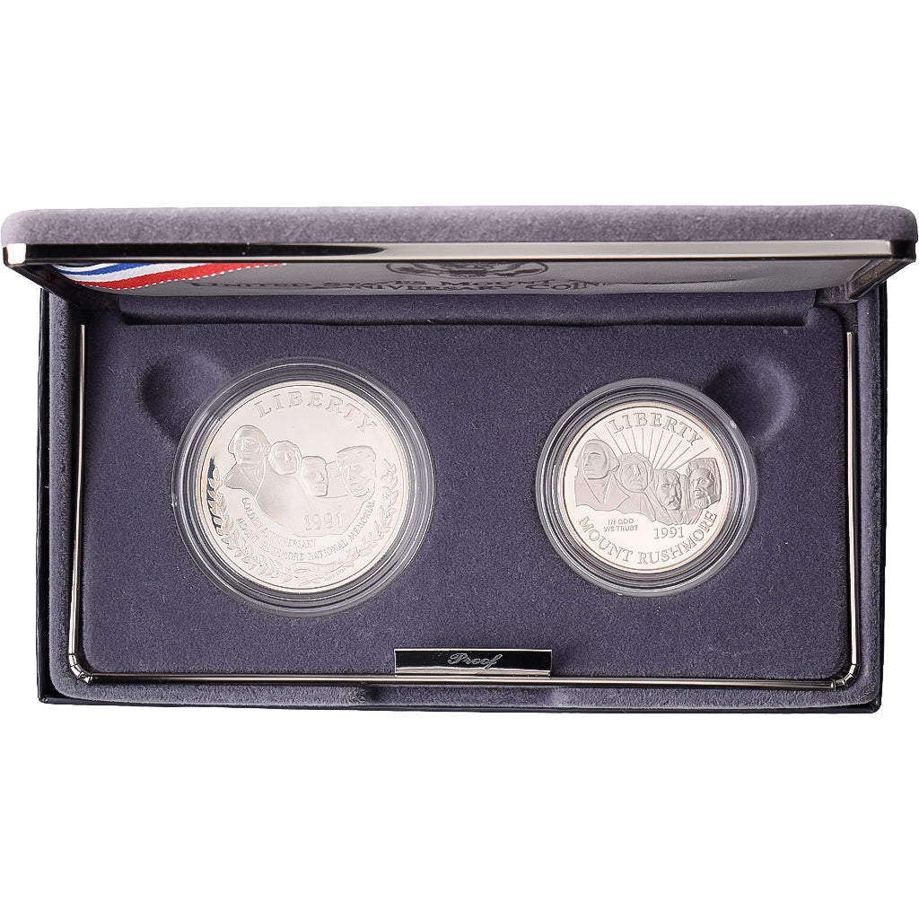 Stati Uniti, 1$ + 1/2$, Mount Rushmore, 1991, San Francisco, FS, N.C., FDC