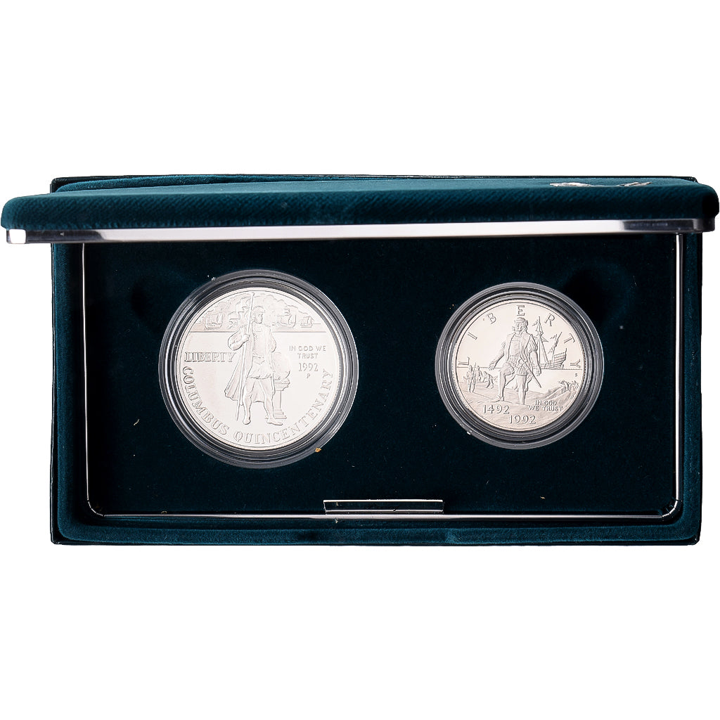 États-Unis, 1$ + 1/2$, Colombus quincentenary, 1992, Philadelphie, BE, FDC