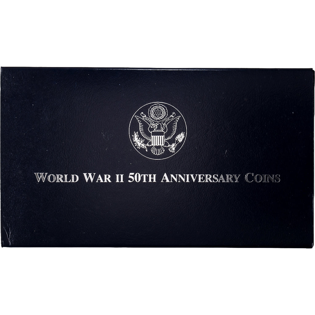United States, 1$ + 1/2$, World War II, D-Day, 1995, Proof, MS(65-70)