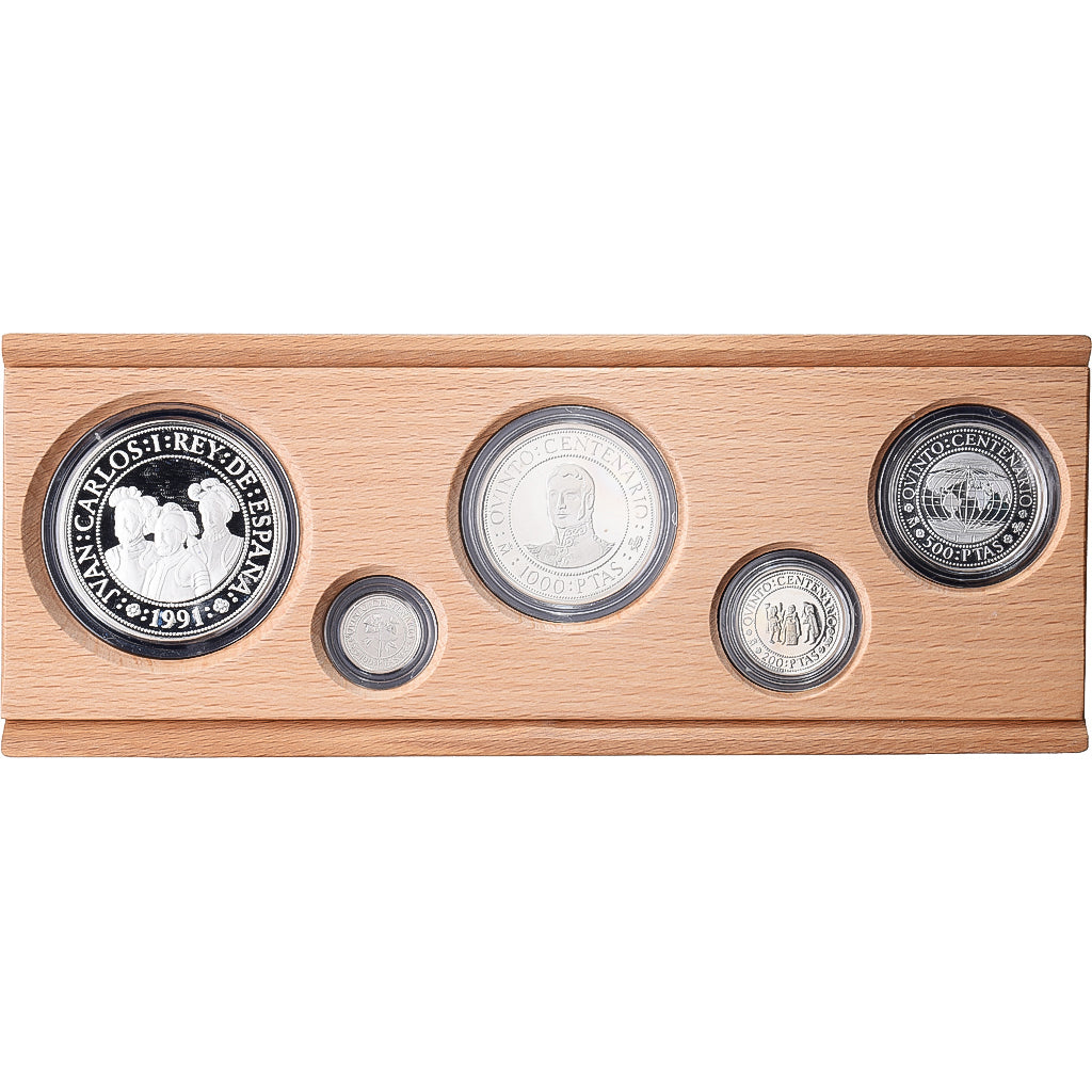 España, Set 100 - 5000 Pesetas, Quinto Centenario, Descubrimiento de América