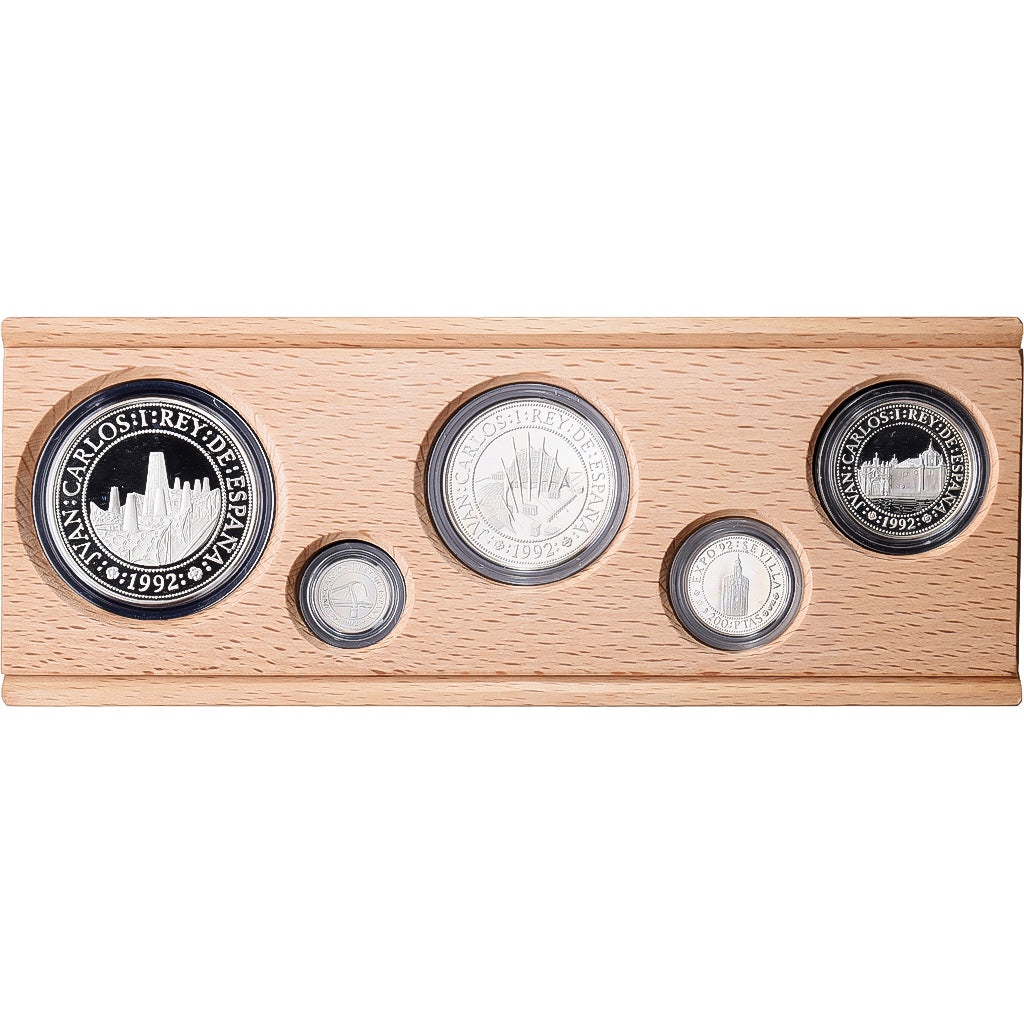 Spanje, Set 100 - 5000 Pesetas, 5th Centennial, Discovery of America, 1992