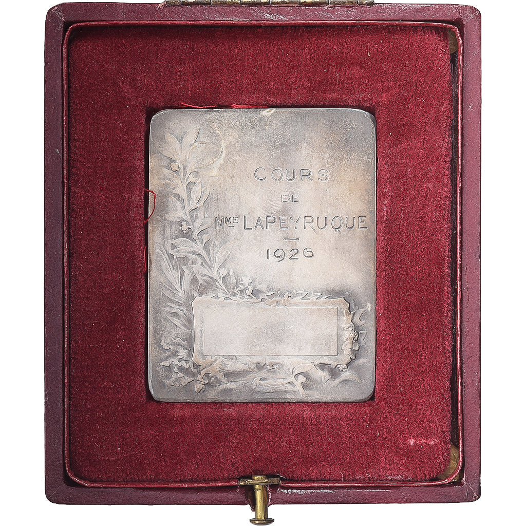 Frankreich, Plaquette, 1926, Silvered bronze, Rasumny, UNZ