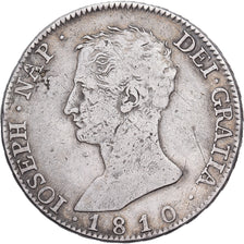 Spain, José I Bonaparte, 20 Réales, 1810, Madrid, Silver, VF(30-35)